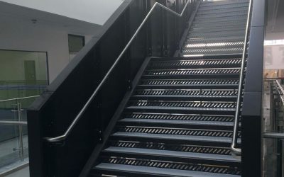 Transforming Learning Spaces: The Striking Black Staircase at South Devon College