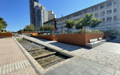 Architectural Steelwork and Feature Structures for Armada Way, Plymouth